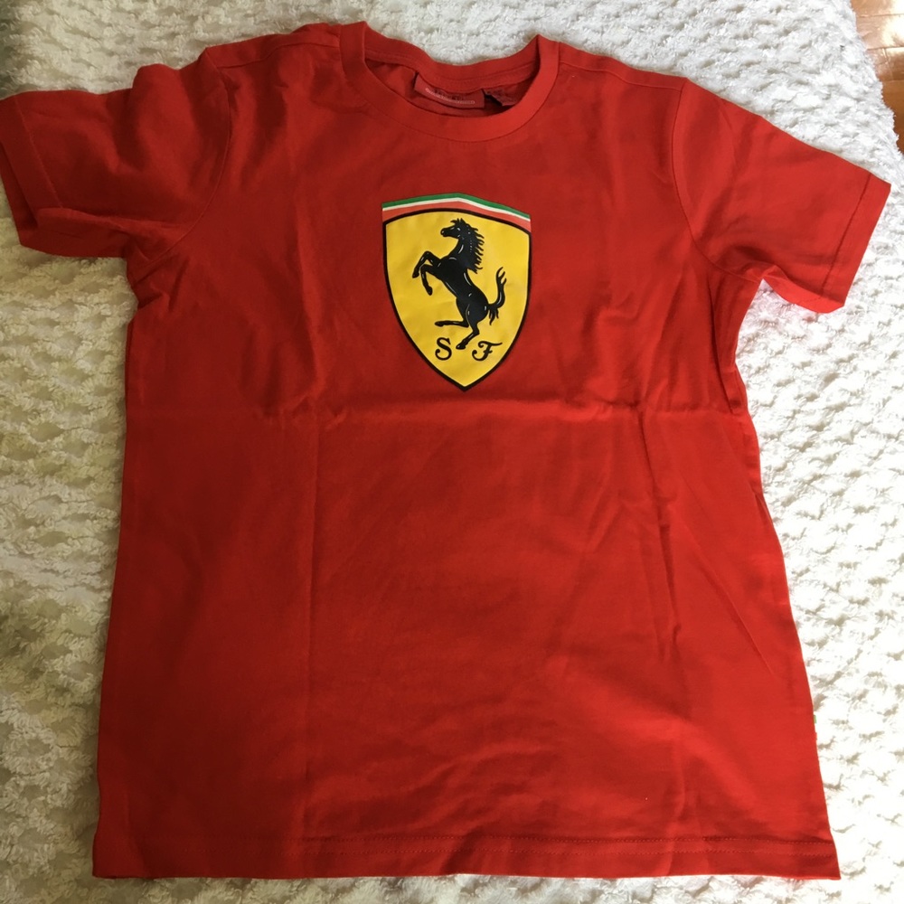Ferrari fitted t shirt